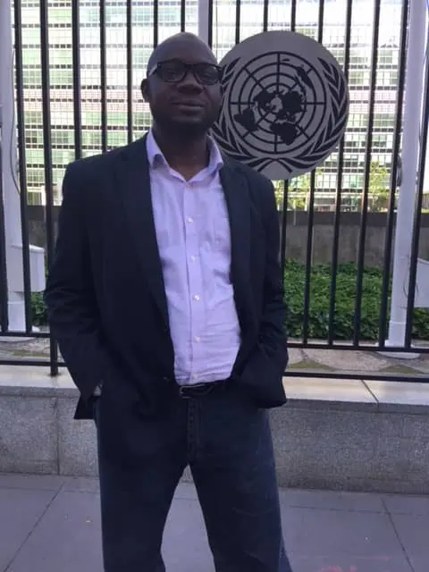 At a visit to the United Nations Headquarters in New York City in the year 2018