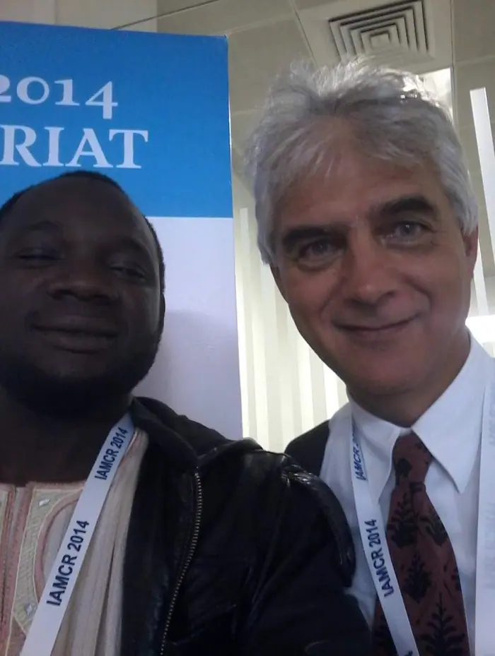 With Prof. Guy Berger in India